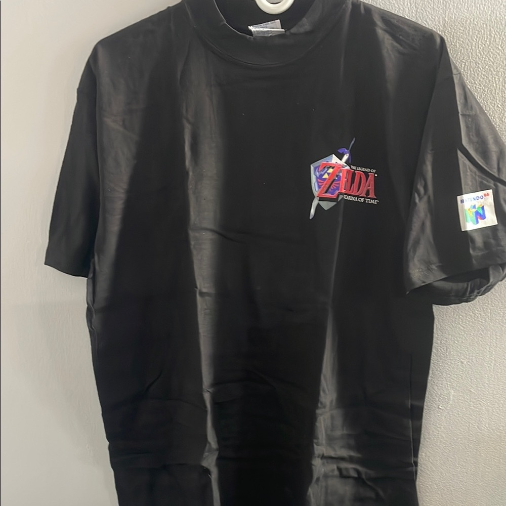 Black Short Sleeve Tee with Dynamic Logo